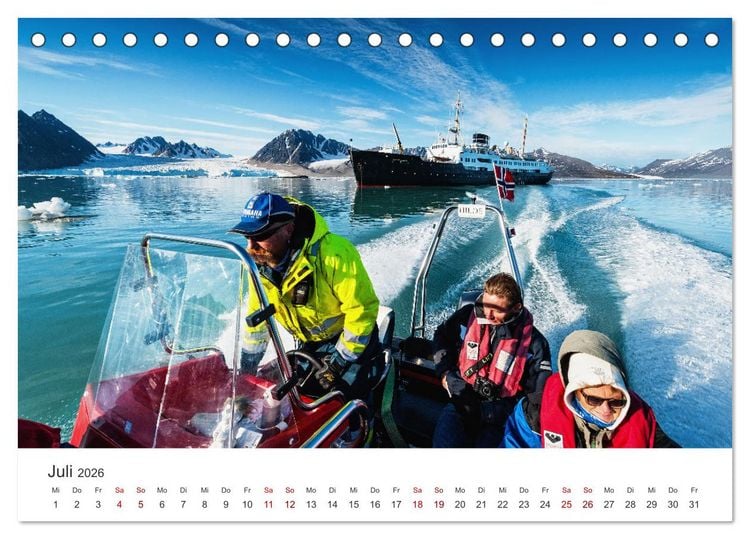 Produktbild: Kreuzfahrtpiraten (Tischkalender 2026 DIN A5 quer), CALVENDO Monatskalender