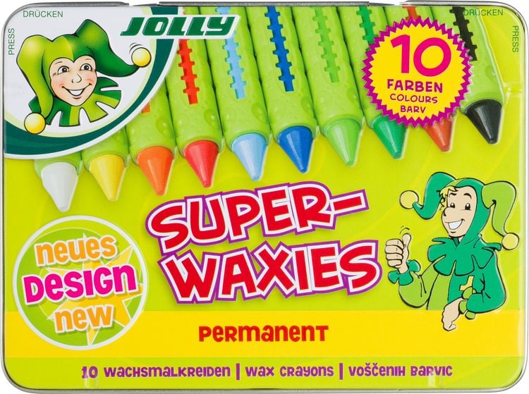 Produktbild: JOLLY Superwaxies Classic sort., 10er-3D Metalletui
