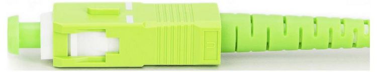 Produktbild: Digitus DK-2922A-05-SCA-SX Glasfaser LWL, Glasfaser Anschlusskabel 500 cm Wei&szlig;, Gr&uuml;n, Limettengr&uuml;n, lime green [1x SC APC-Stecker - 1x SC APC-Steck