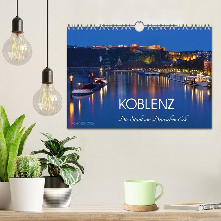 Produktbild: Koblenz Die Stadt am Deutschen Eck (Wandkalender 2026 DIN A4 quer), CALVENDO Monatskalender