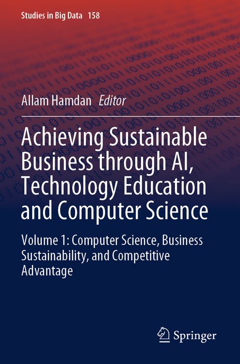 Produktbild: Achieving Sustainable Business through AI, Technology Education and Computer Science