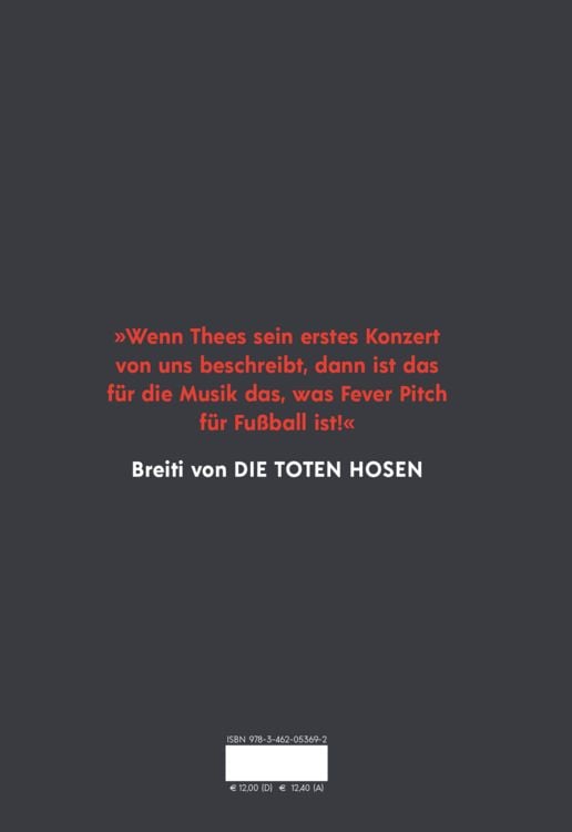 Produktbild: Thees Uhlmann &uuml;ber Die Toten Hosen