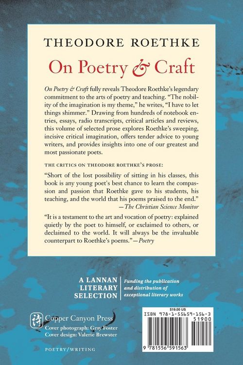 Produktbild: On Poetry and Craft