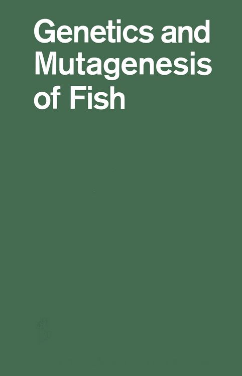 Produktbild: Genetics and Mutagenesis of Fish