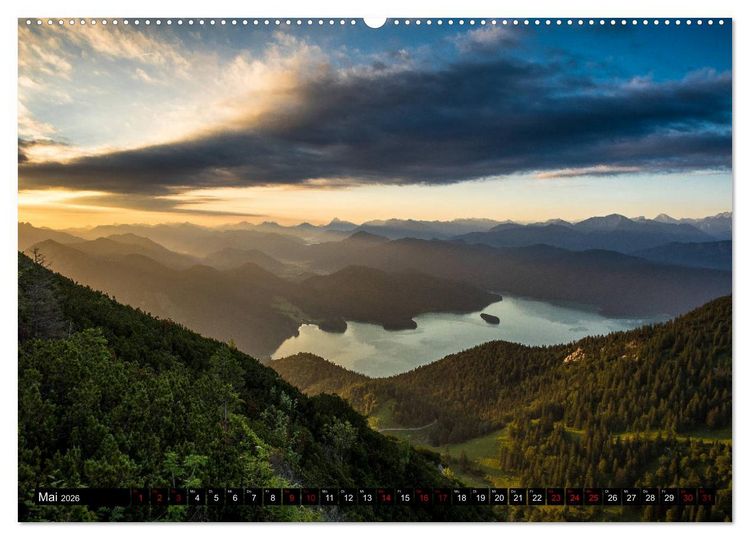 Produktbild: Traumhafte Alpen (Wandkalender 2026 DIN A2 quer), CALVENDO Monatskalender