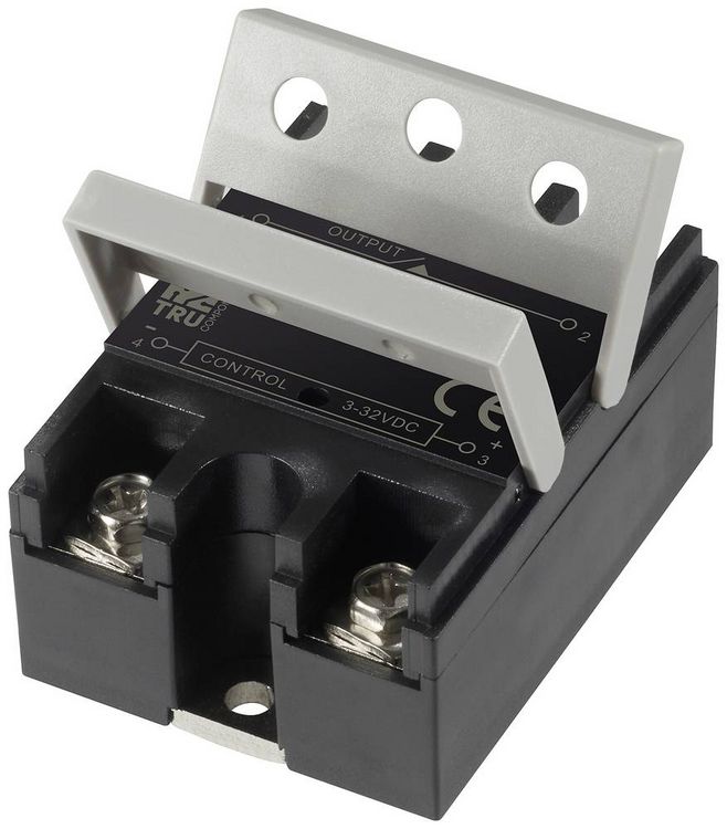 Produktbild: TRU COMPONENTS Halbleiterrelais TC-GSR-1-10DA 10 A Schaltspannung (max.): 480 V/AC Gleichstromschaltung 1 St.