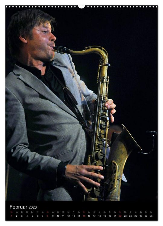 Produktbild: Jazz Momente - Kalender 2026 - (hochwertiger Premium Wandkalender 2026 DIN A2 hoch), Kunstdruck in Hochglanz