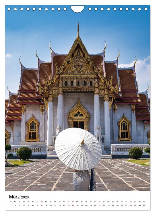 Produktbild: Faszination Thailand (Wandkalender 2026 DIN A4 hoch), CALVENDO Monatskalender