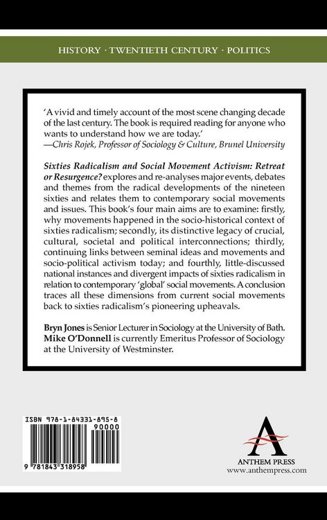 Produktbild: Sixties Radicalism and Social Movement Activism