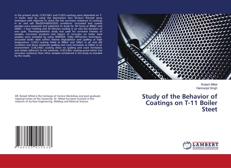 Produktbild: Study of the Behavior of Coatings on T-11 Boiler Steet