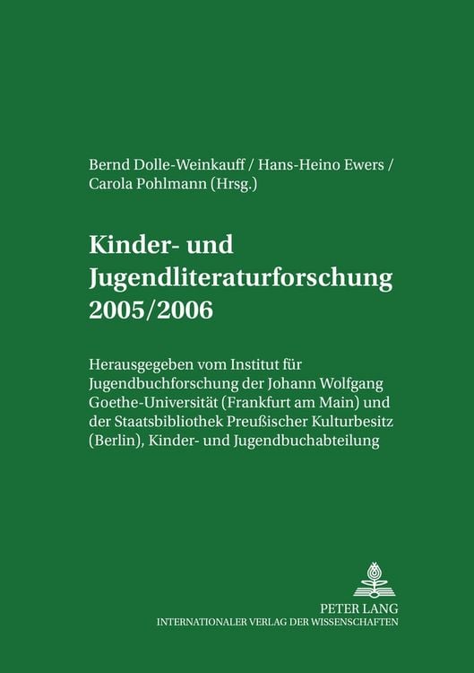 Produktbild: Kinder- und Jugendliteraturforschung 2005/2006