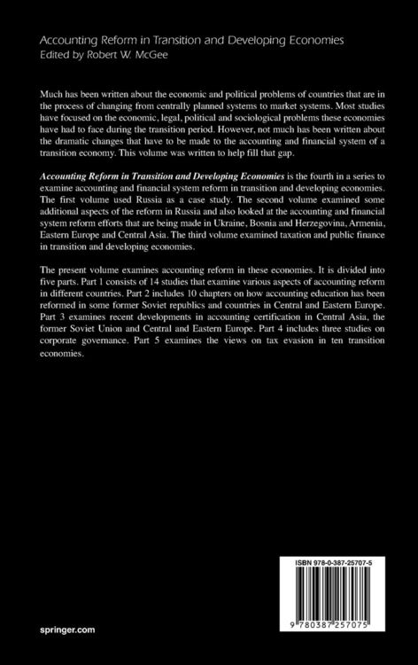 Produktbild: Accounting Reform in Transition and Developing Economies
