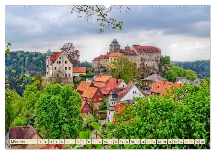 Produktbild: Reise durch Deutschland - Sachsen (Wandkalender 2026 DIN A2 quer), CALVENDO Monatskalender