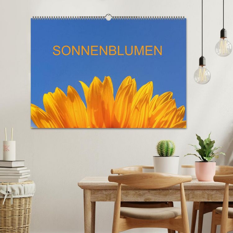 Produktbild: Sonnenblumen (Wandkalender 2026 DIN A2 quer), CALVENDO Monatskalender