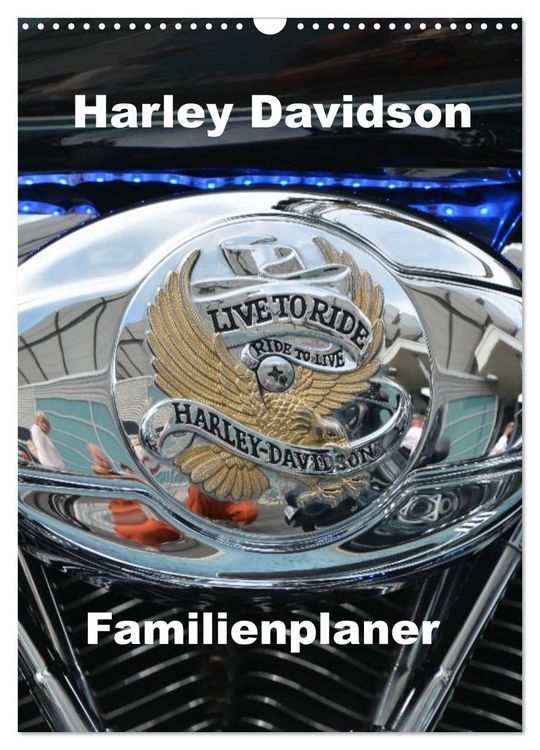 Produktbild: Harley Davidson Familienplaner (Wandkalender 2026 DIN A3 hoch), CALVENDO Monatskalender