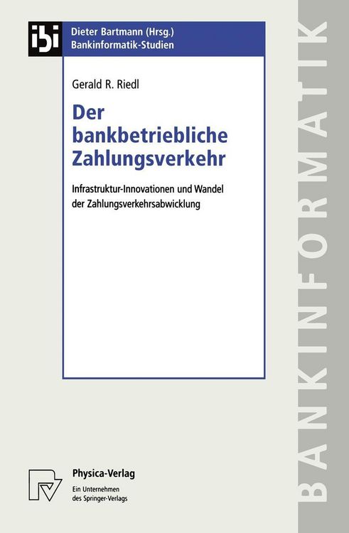 Produktbild: Der bankbetriebliche Zahlungsverkehr