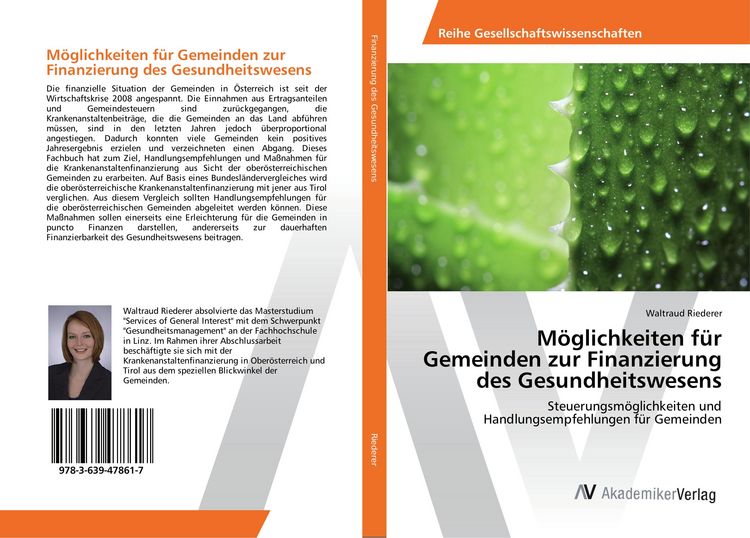 Produktbild: M&ouml;glichkeiten f&uuml;r Gemeinden zur Finanzierung des Gesundheitswesens