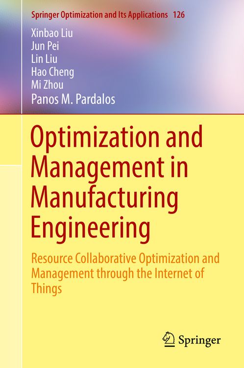 Produktbild: Optimization and Management in Manufacturing Engineering