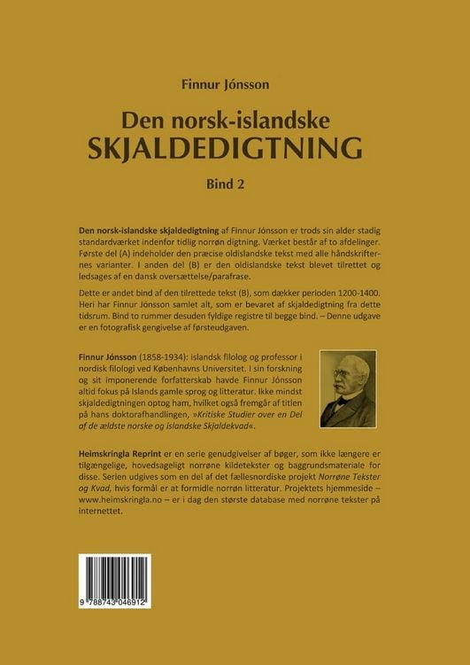 Produktbild: Den norsk-islandske skjaldedigtning 2