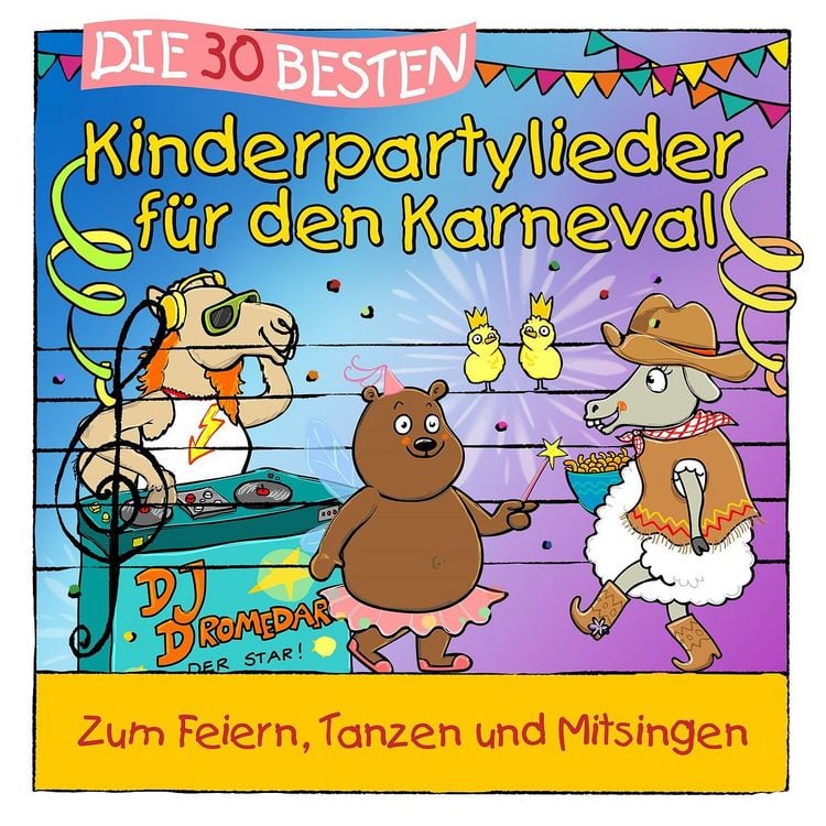 Produktbild: Die 30 besten Kinderpartylieder f&uuml;r den Karneval