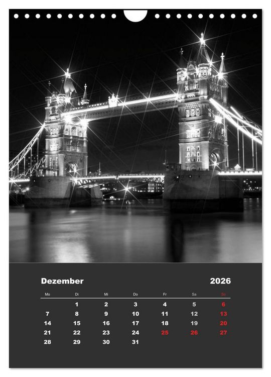 Produktbild: Glanzlichter einer Metropole LONDON (Wandkalender 2026 DIN A4 hoch), CALVENDO Monatskalender