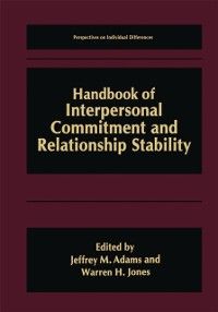 Produktbild: Handbook of Interpersonal Commitment and Relationship Stability