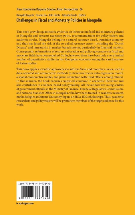 Produktbild: Challenges in Fiscal and Monetary Policies in Mongolia