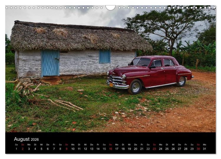 Produktbild: Cuba Cars (Wandkalender 2026 DIN A3 quer), CALVENDO Monatskalender