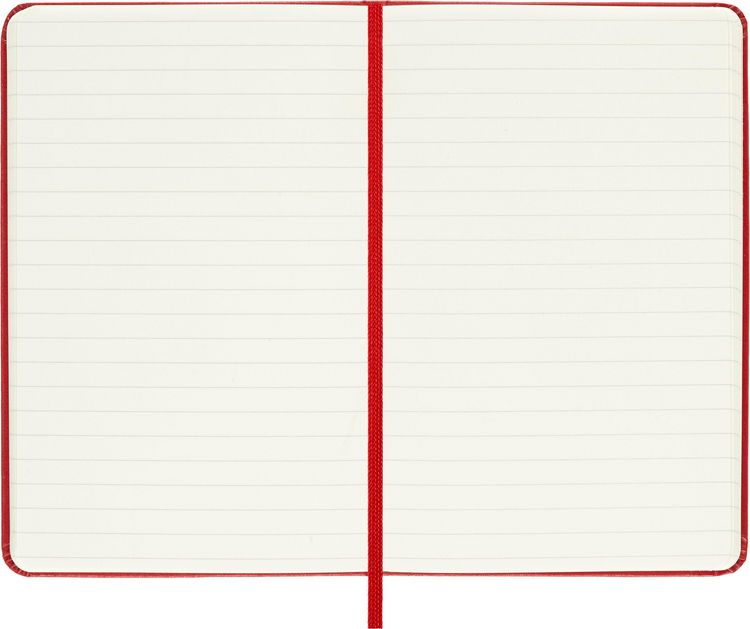 Produktbild: Moleskine Notizbuch, Pocket/A6, Liniert, Fester Einband, Rot