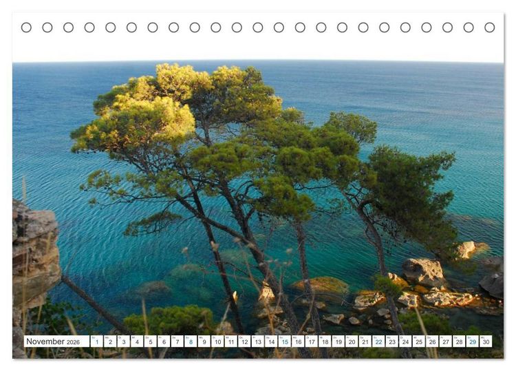 Produktbild: Peloponnes - Der S&uuml;den (Tischkalender 2026 DIN A5 quer), CALVENDO Monatskalender