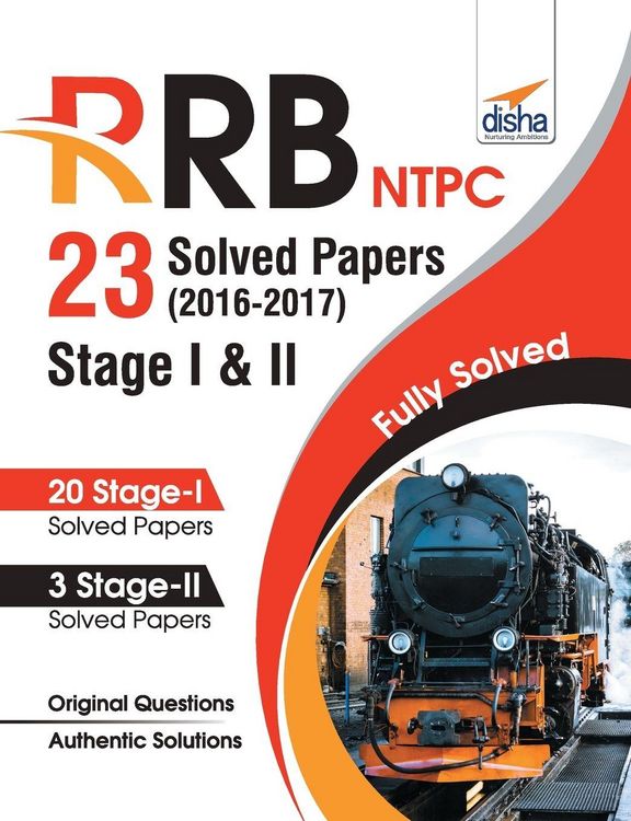 Produktbild: RRB NTPC 23 Solved Papers 2016-17 Stage I & II English Edition