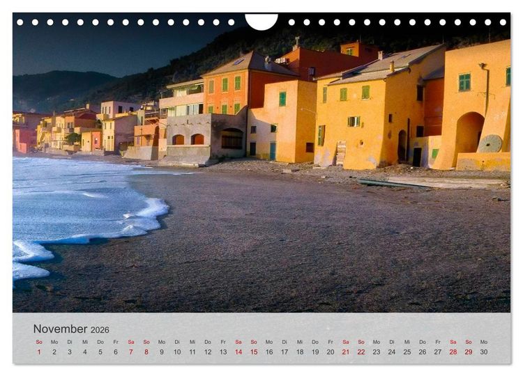 Produktbild: Varigotti - K&uuml;stensch&ouml;nheit Liguriens (Wandkalender 2026 DIN A4 quer), CALVENDO Monatskalender