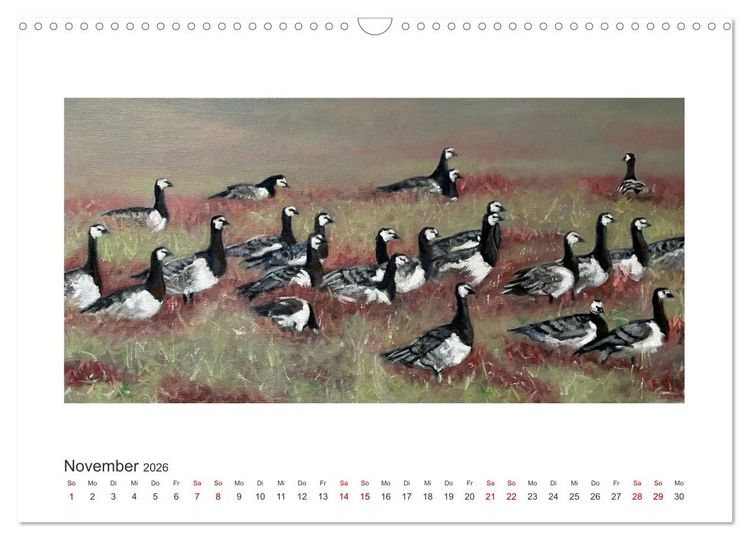 Produktbild: Auf leichten Schwingen - Zugv&ouml;gel (Wandkalender 2026 DIN A3 quer), CALVENDO Monatskalender