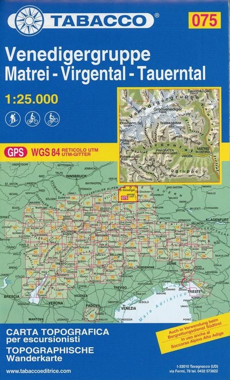 Produktbild: Venedigergruppe 1:25 000