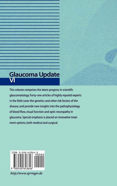 Produktbild: Glaucoma Update VI