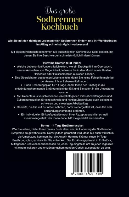Produktbild: Das gro&szlig;e Sodbrennen Kochbuch! Inklusive 14 Tage Ern&auml;hrungsplan und praktischem Ern&auml;hrungsratgeber!