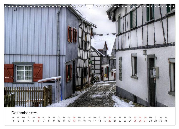 Produktbild: Die sch&ouml;nsten Orte der Eifel (Wandkalender 2026 DIN A3 quer), CALVENDO Monatskalender
