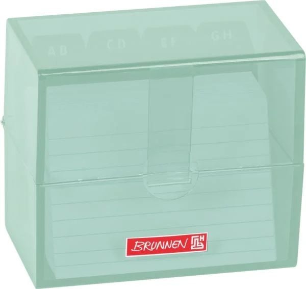Produktbild: Brunnen Karteikasten Colour Code gef&uuml;llt &brvbar; 85&times;75&times;48 mm, A8, mint