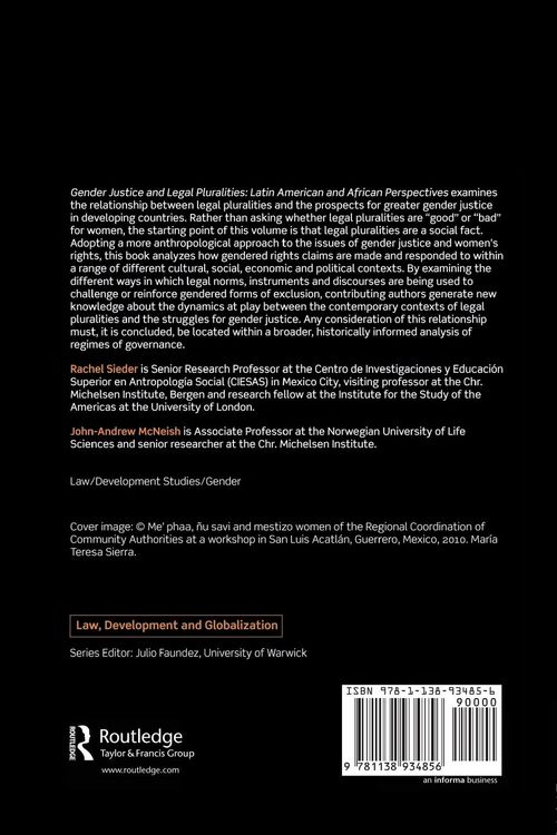 Produktbild: Gender Justice and Legal Pluralities