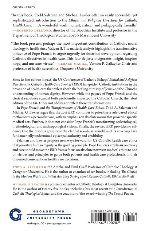 Produktbild: Pope Francis and the Transformation of Health Care Ethics