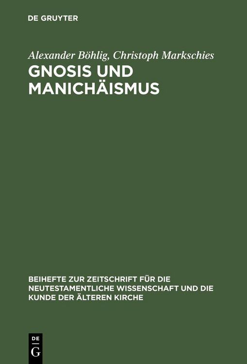 Produktbild: Gnosis und Manich&auml;ismus