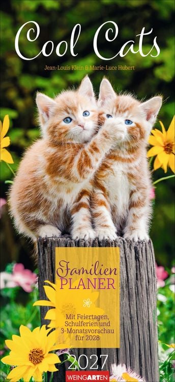 Produktbild: Cool Cats Familienplaner 2027