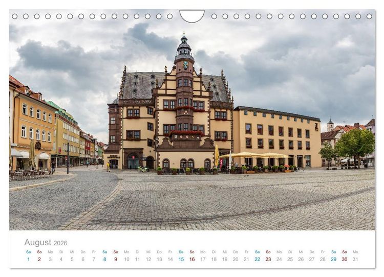 Produktbild: Schweinfurt - Stadt der Kunst und Industrie (Wandkalender 2026 DIN A4 quer), CALVENDO Monatskalender