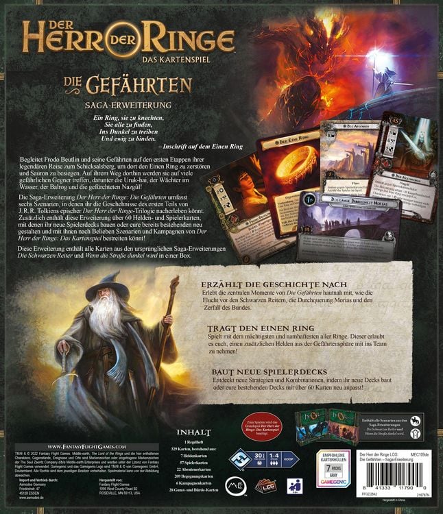 Produktbild: Herr der Ringe Das Kartenspiel - Die Gef&auml;hrten