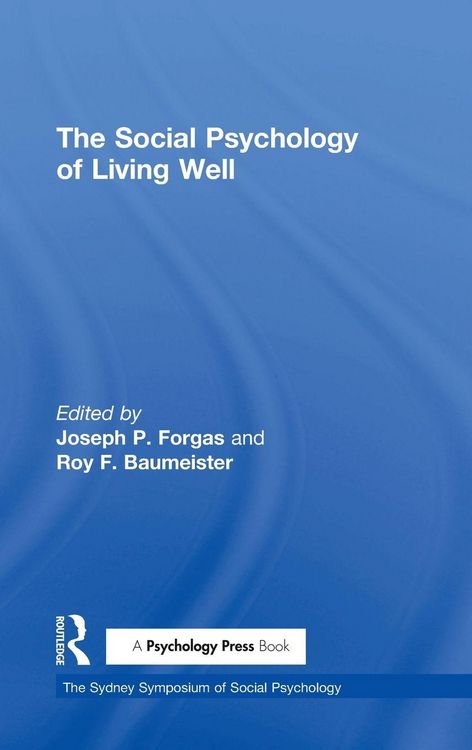 Produktbild: The Social Psychology of Living Well