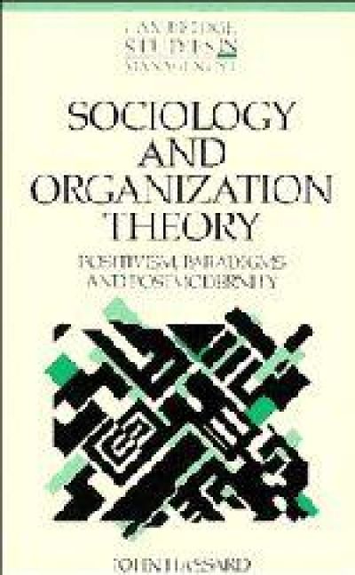 Produktbild: Sociology and Organization Theory