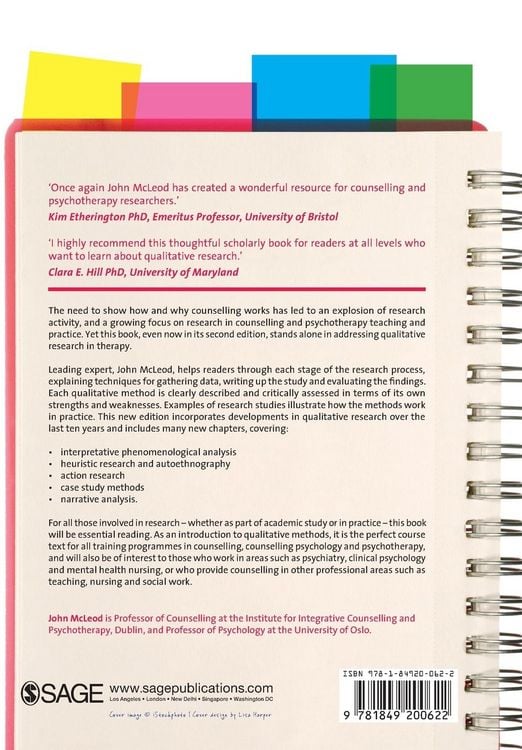 Produktbild: Qualitative Research in Counselling and Psychotherapy