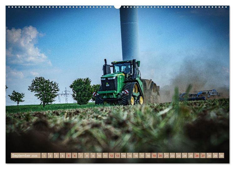 Produktbild: Moderne Landtechnik (Wandkalender 2026 DIN A2 quer), CALVENDO Monatskalender