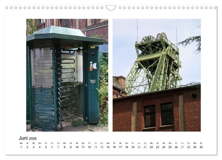 Produktbild: Bergwerk West Kamp-Lintfort (Wandkalender 2026 DIN A3 quer), CALVENDO Monatskalender