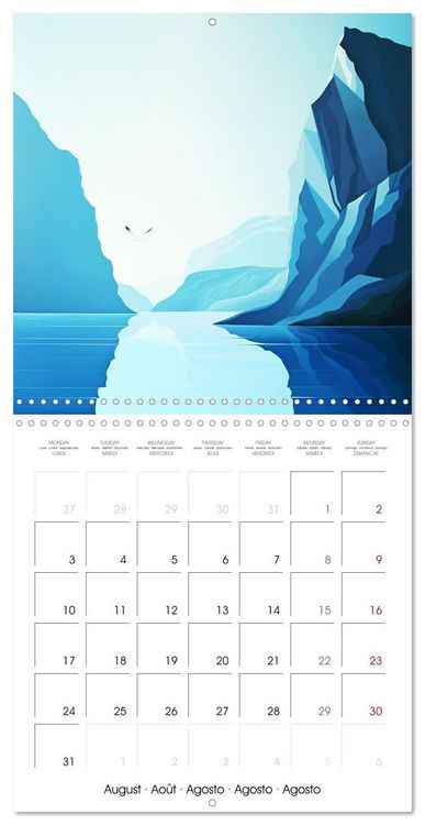 Produktbild: Minimalist Travel (Wall Calendar 2026 12 &times; 12 Inch) CALVENDO 12 Month Wall Calendar